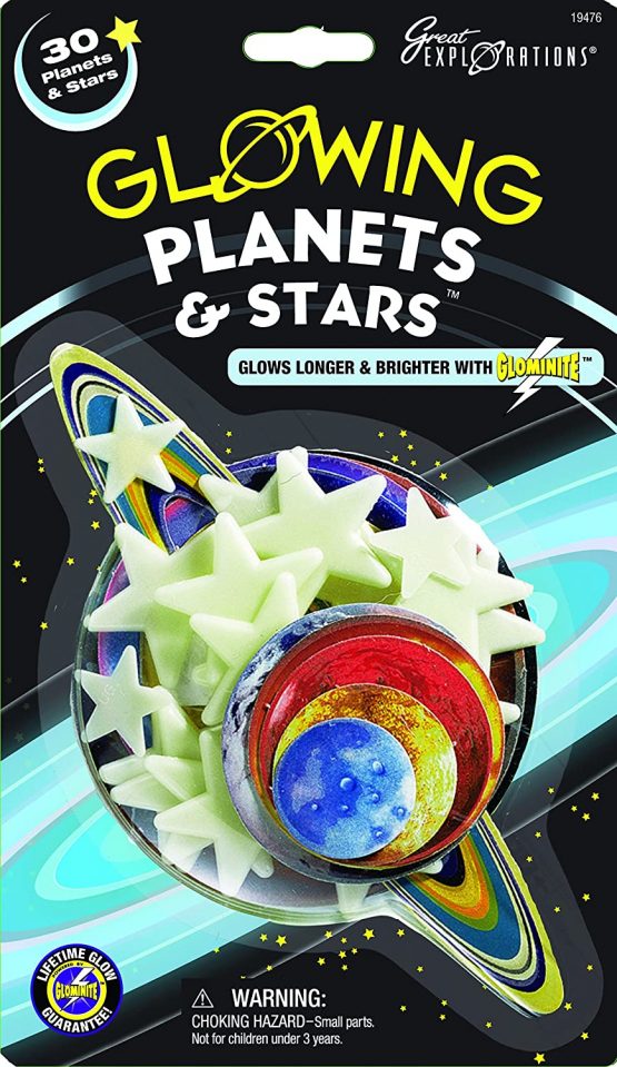 University Games Glow-in-The-Dark Packs-Planets and Stars