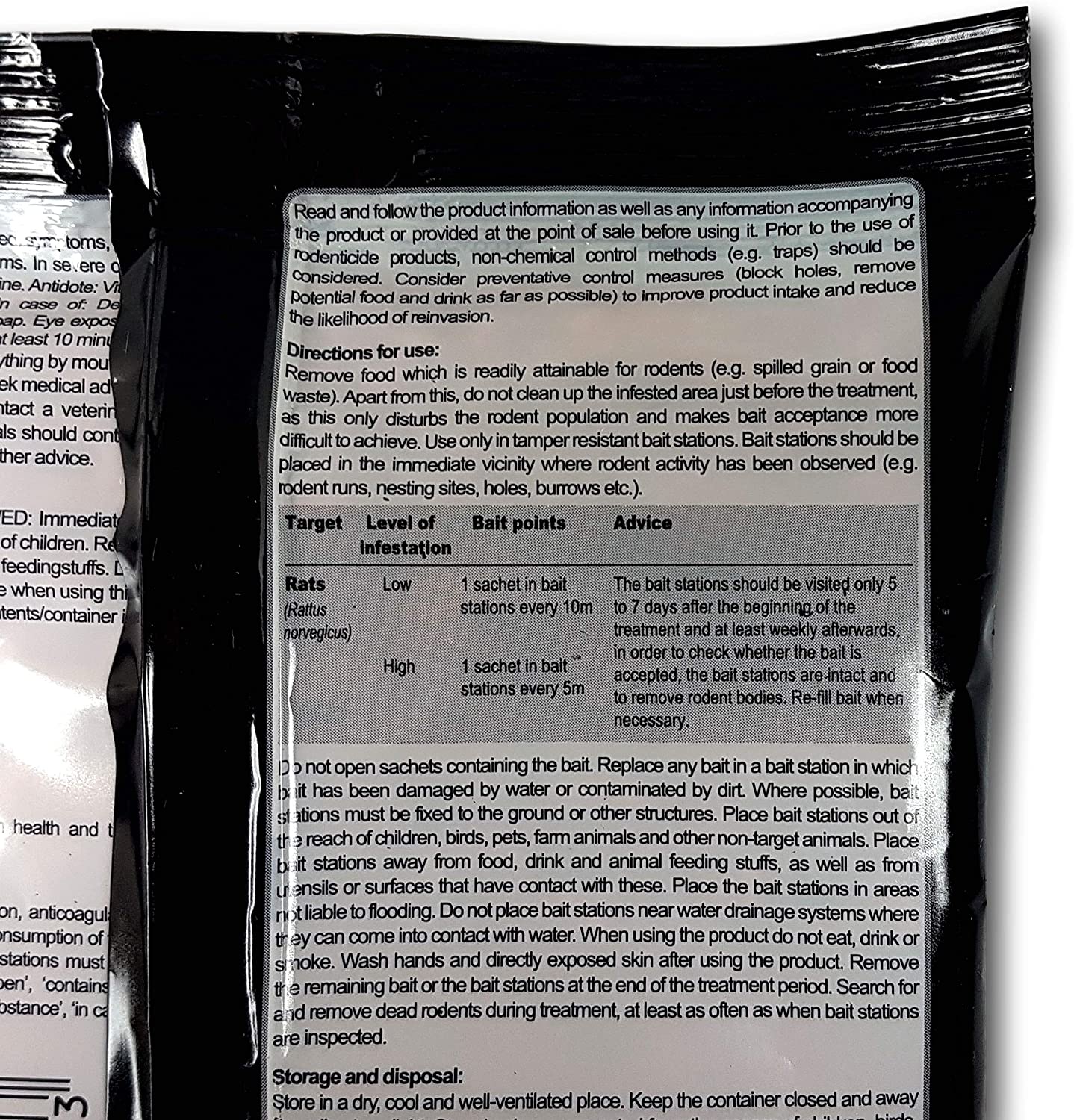 Roshield 1kg Whole Wheat Bait Rat & Mouse Killer Sachet Kit - Image 3