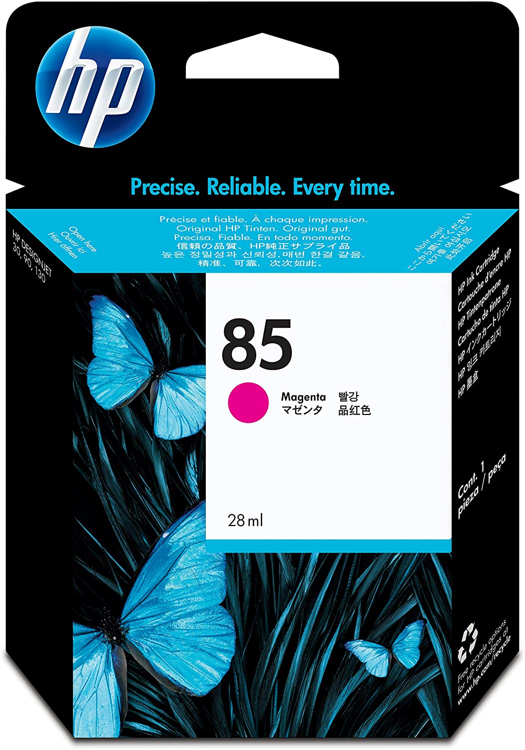 HP Original 85 Magenta Ink Cartridge (C9426A), 1
