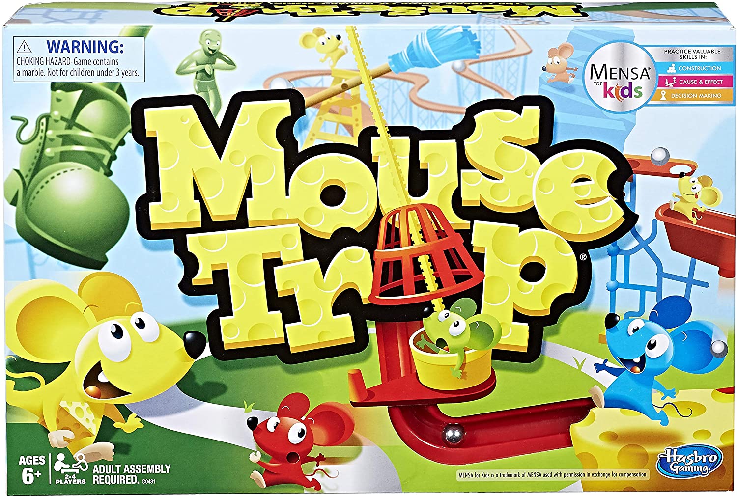 Hasbro Gaming - Classic Mousetrap, Brown, Standart