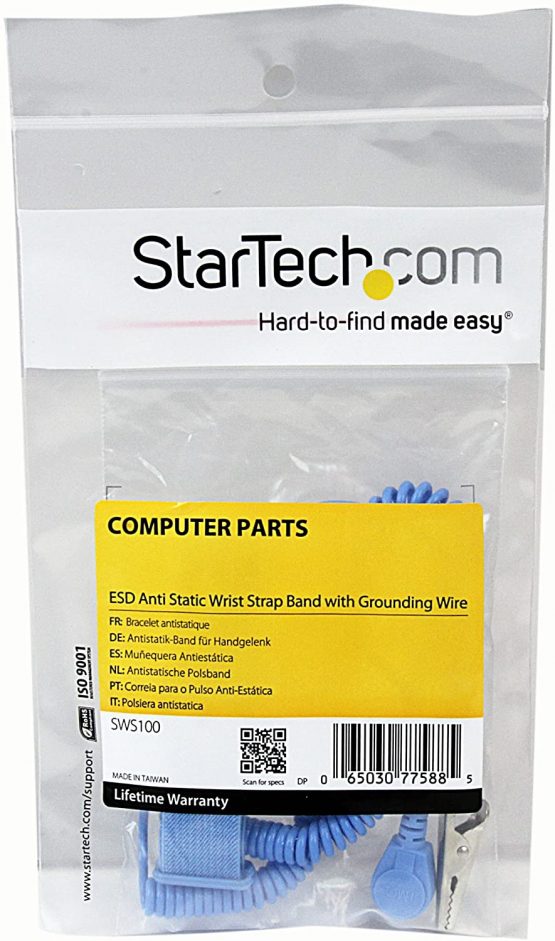 StarTech ESD Anti Static Wrist Strap Band with Grounding Wire - AntiStatic Wrist Strap - Anti-static wrist band (SWS100) - Image 3
