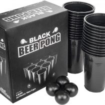 Fairly Odd Novelties Beer Pong Set, Red Cups and Ping Pong Balls.