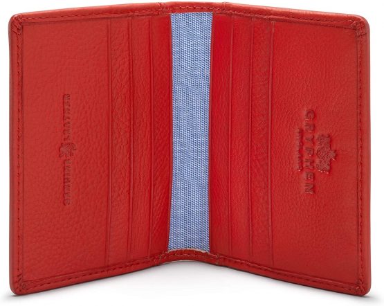Hoxton Two Fold Leather Credit Card Holder by Gryphen - Image 3