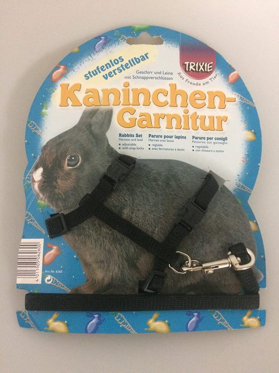 Trixie Nylon Harness with Leash for Rabbits, 25 - 44 cm x 10 mm
