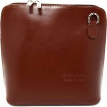 MONAHAY Vera Pelle Genuine Italian Leather Small Cross Body Bag for Women Mobile Phone and Travel Shoulder Bag Mini Handbag MH312