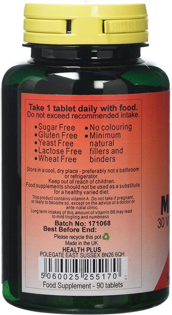 Health Plus Mega Multivitamin Oneaday Multivitamin Supplement 90