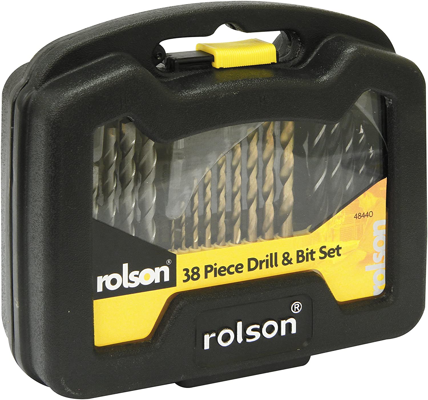 Rolson 48440 38 piece Drill Screwdriver Bit Set & Magnetic Holder in Carry Case. 
