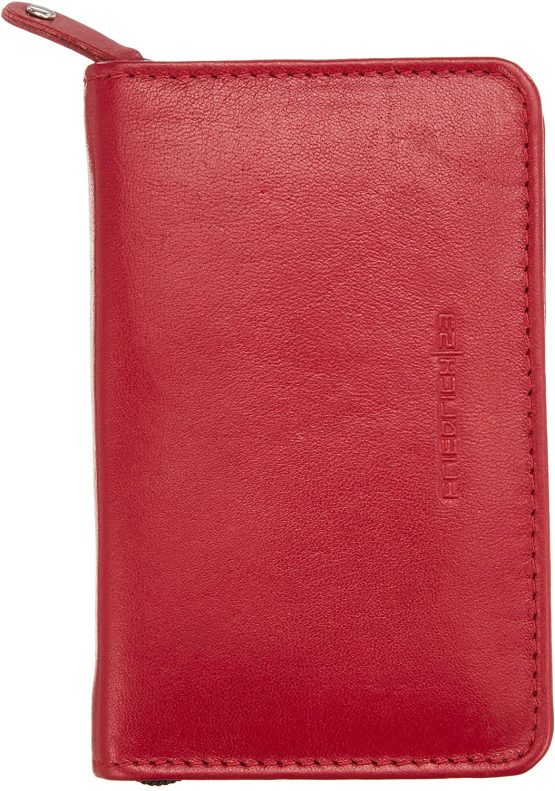Friedrich|23 RV-Maniküretui mit Zange, 5-TLG, Leder, kirschrot Beauty Case, 12 cm, Red (Kirschrot) - Image 2
