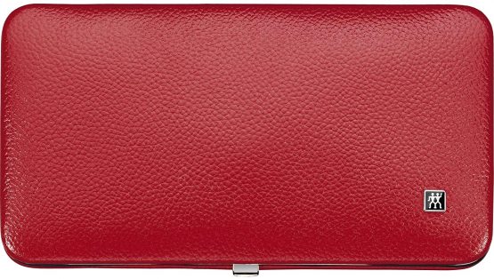 Henckels Twinox Manicure Set Dauphine Red- Z Comp. 7 Pieces- Combs- Nail Cleaner- Tweezers- Nn- File- Di- I - Image 2