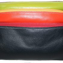 Graffiti/Golunski Small Leather Cross over Body Bag Style 7156 multi