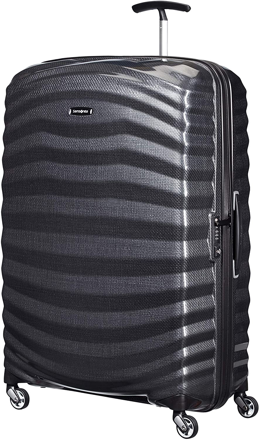 Samsonite Lite -Shock - Spinner XL Suitcase, 81 cm, 124 l, Black (Black), XL (81 cm-124 L)