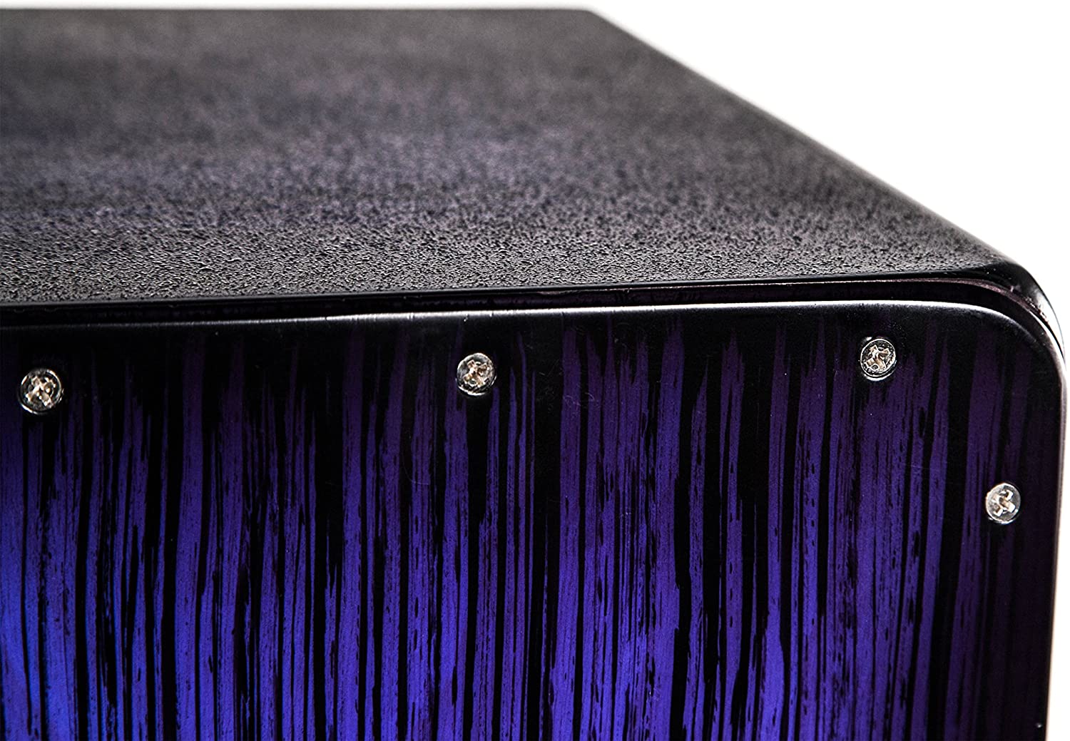 LP Latin Percussion Cajon Aspire Accent, Birke/Pappel, Wire (3 x 16), Finish: Blue Burst Streak, LPA1332-BBS - Image 4