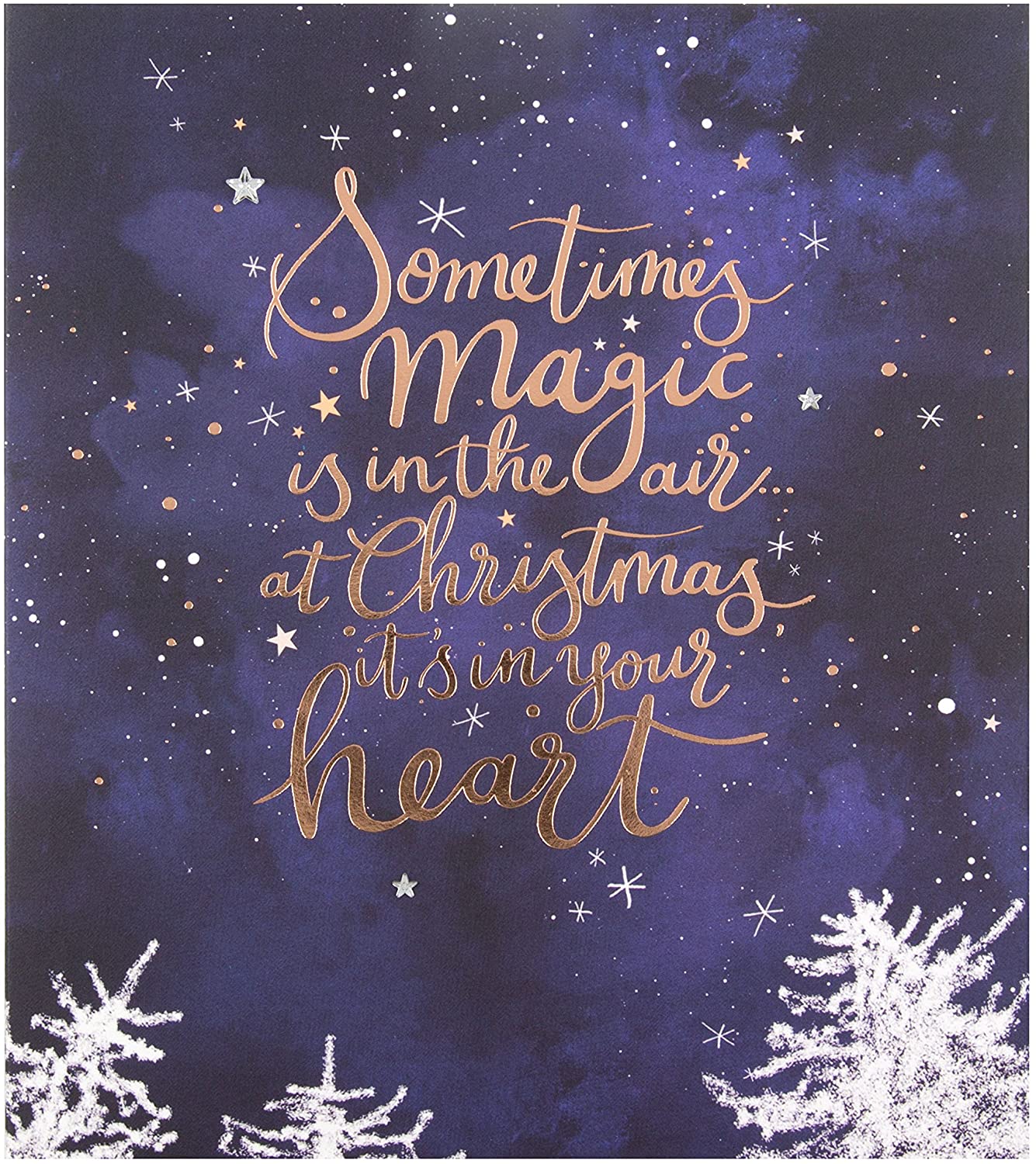 Hallmark Medium"Magic in The Air" Christmas Card