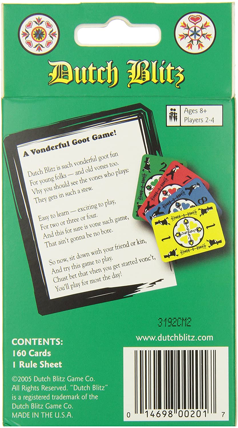 Dutch Blitz: The Original Fast Paced Card Game, Contains 160 Cards, Quick and Easy to Learn, Great Family Game - Image 3