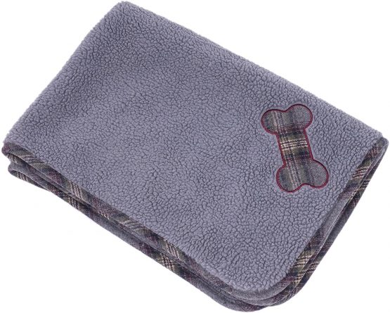 Petface Tweed Comforter Blanket for Dogs, Grey