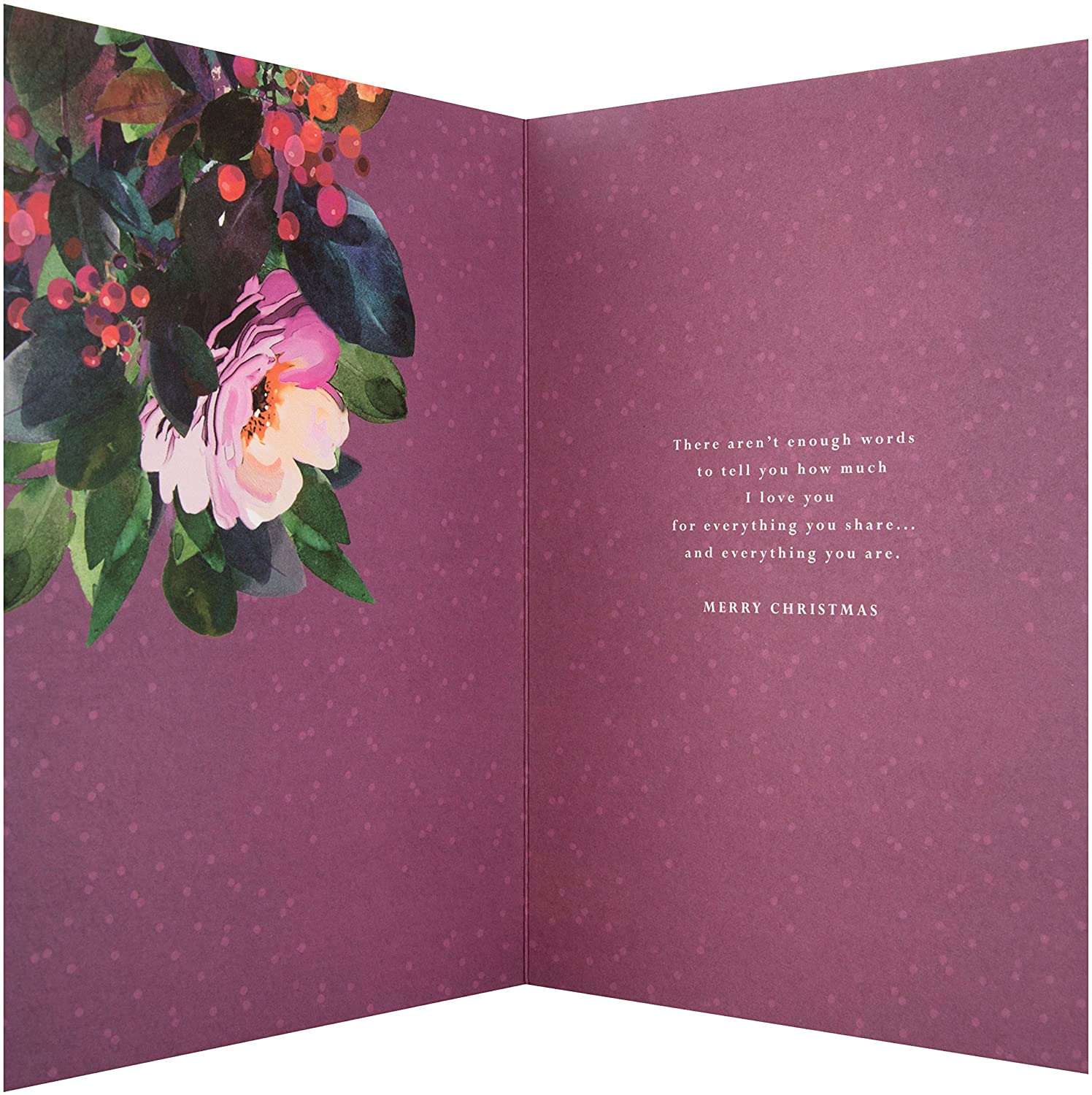 Hallmark Medium One I Love "So Happy" Christmas Card - Image 2