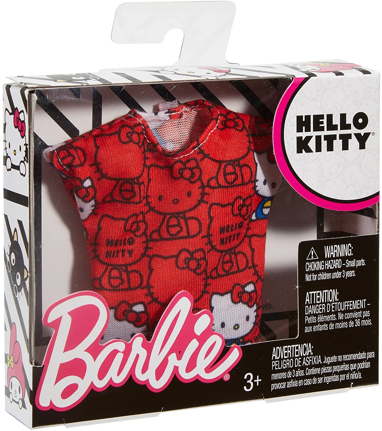 Barbie Fashions Hello Kitty Red Top - Image 3