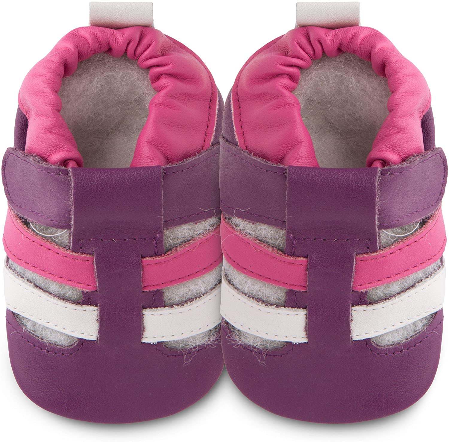 Shoo Shoos Soft Sole Leather Shoes Plum XL