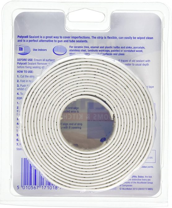 Polycell - Sealant Roll 41mm White - PLCSSBKWH41 - Image 2