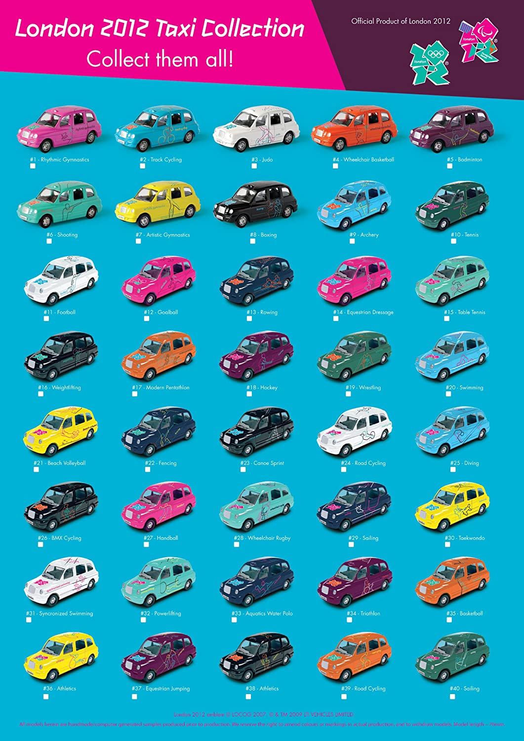 Corgi TY66139 London 2012 Destination London 2012 Taxi #37 Equestrian Jumping 2012 Collectable Series Die Cast Vehicle - Image 2