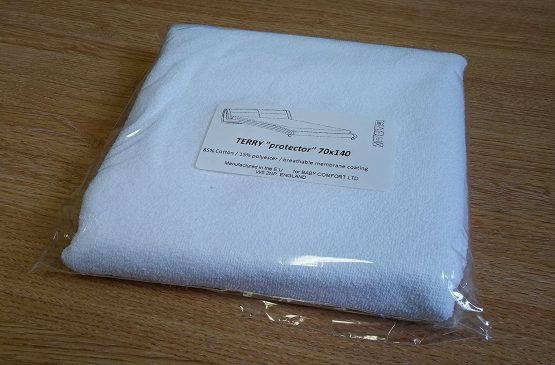 Waterproof Mattress Cover Sheet Fits 140x70 cm Cot Bed - Image 3
