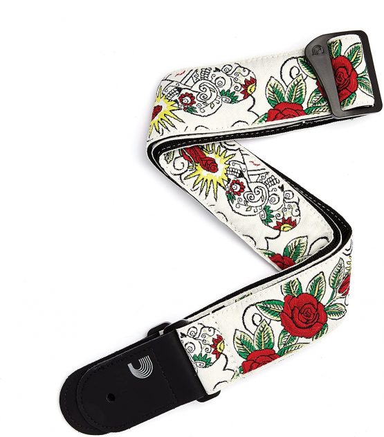 D'Addario 20T03"Dia de los Muertos" Woven Guitar Strap