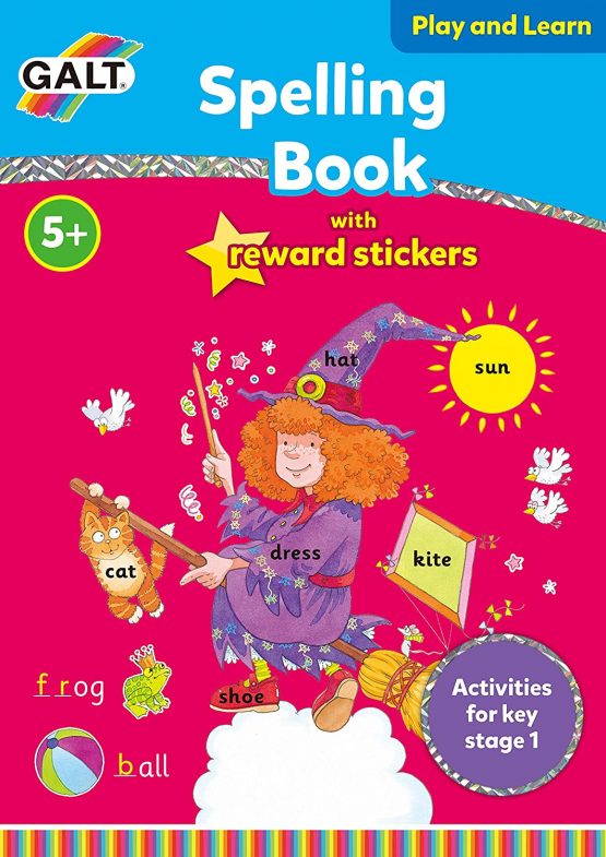 Galt Toys Home Learning Books Spelling with Reward Stickers