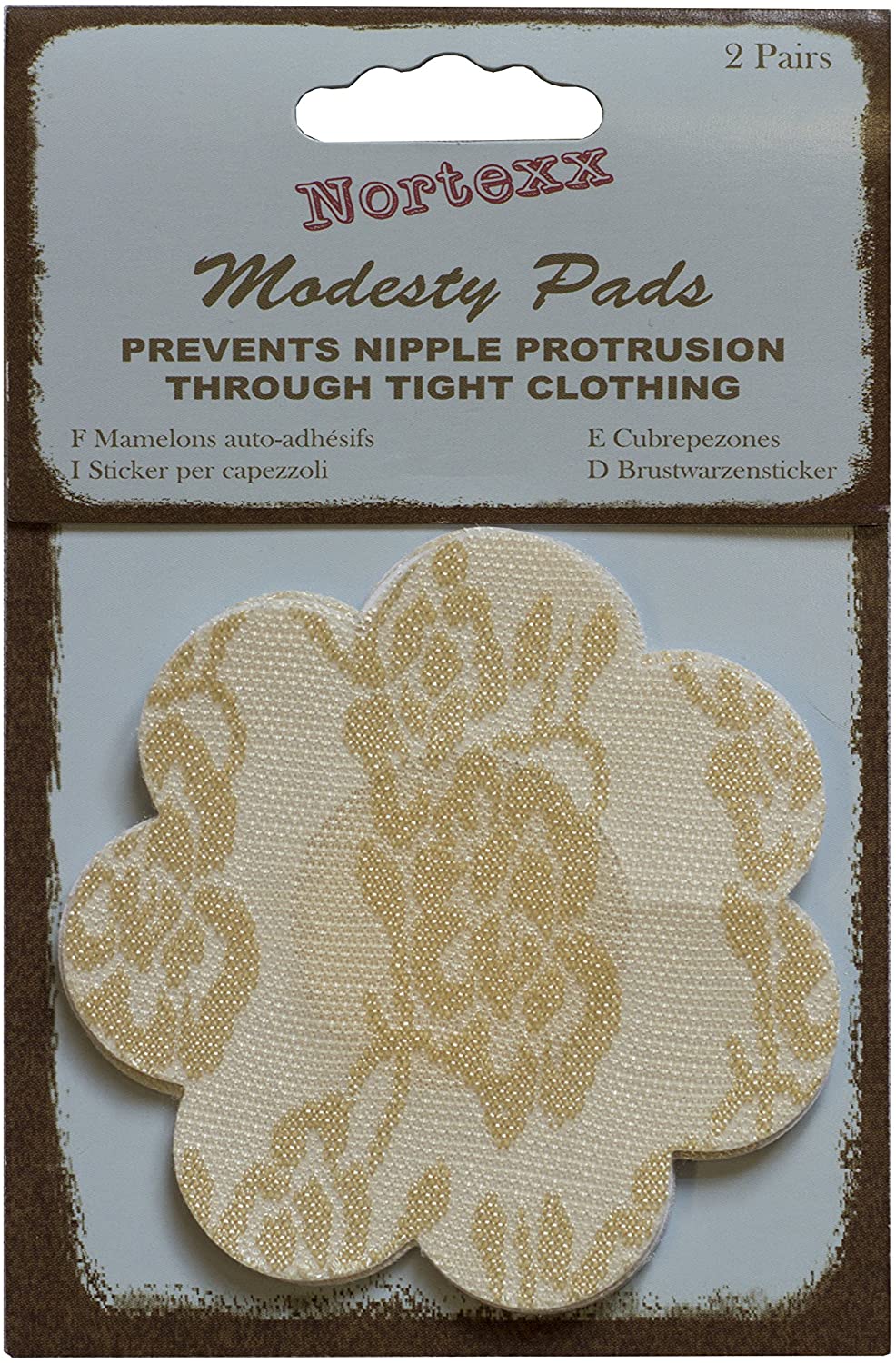 Nortexx Hypoallergenic Modesty Nipple Cover, Pair of 2, Multicolor, Pack of 2