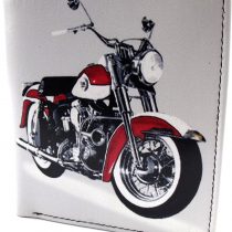 Designer Leather Wallet by Retro - Classic Harley Bike 7 543