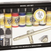 Vallejo Model Air Basic Colors Ultra Airbrush Set