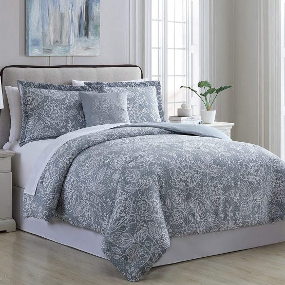 Pacific Coast Textiles 8 piece printed reversible bed in a bag Olivia Full, Polyester - Image 2