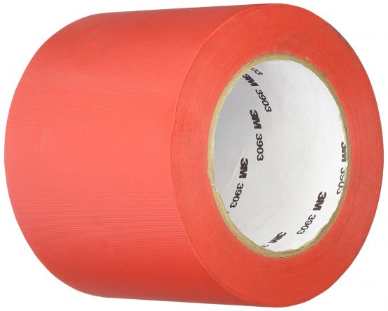 TapeCase 4-50-3903-RED 3903 4in X 50yd Red Vinyl Duct Tape