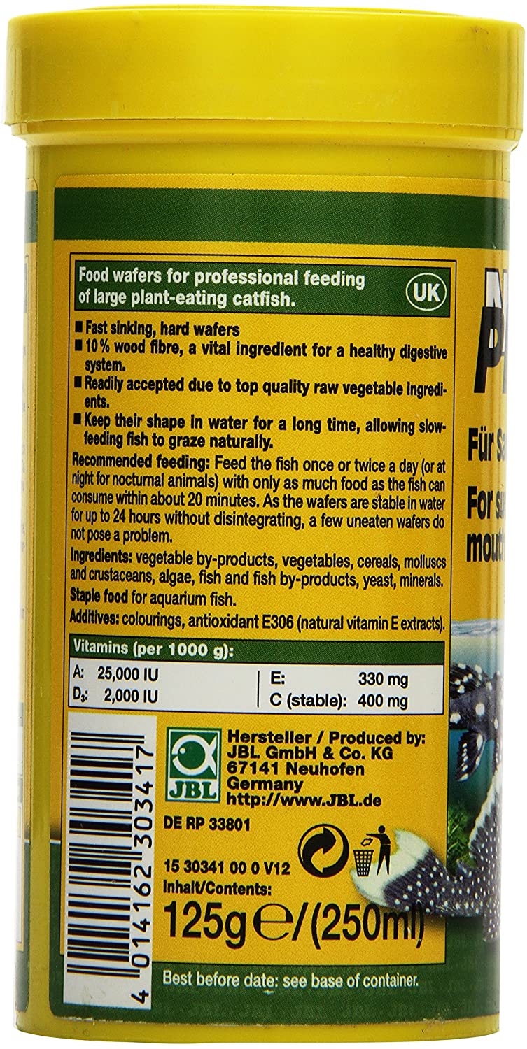 JBL NovoPleco XL Tropical Fish Food 130g - Image 2