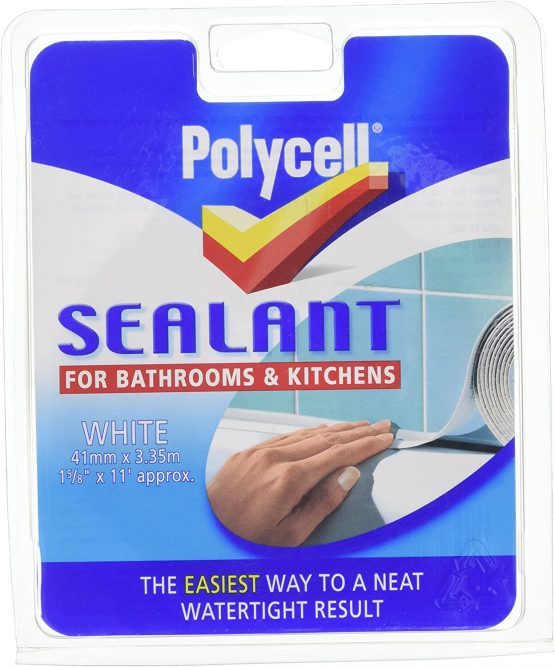 Polycell - Sealant Roll 41mm White - PLCSSBKWH41