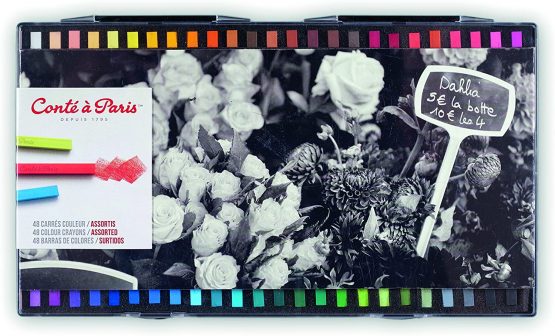 Conte a Paris color Carre Crayons - Assorted colors (Pack of 48)