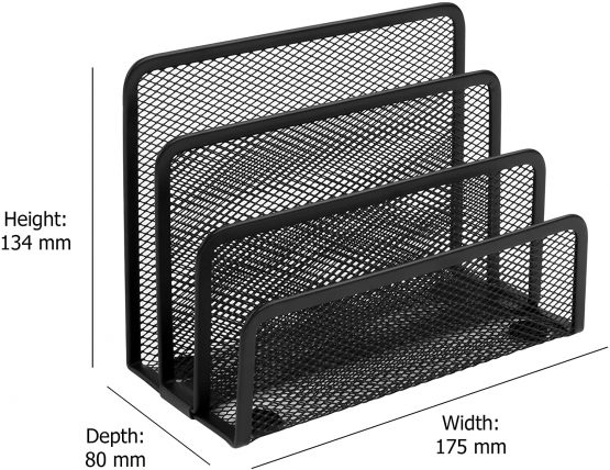 OSCO Mesh Letter Holder - Black, LH1 BLACK - Image 3