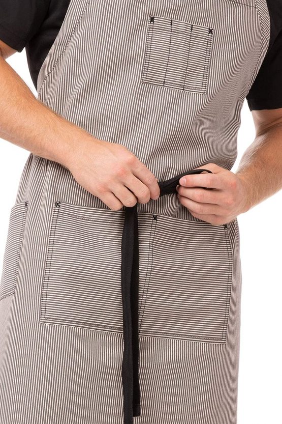 Chef Works Portland Adjustable Bib Apron - Image 4