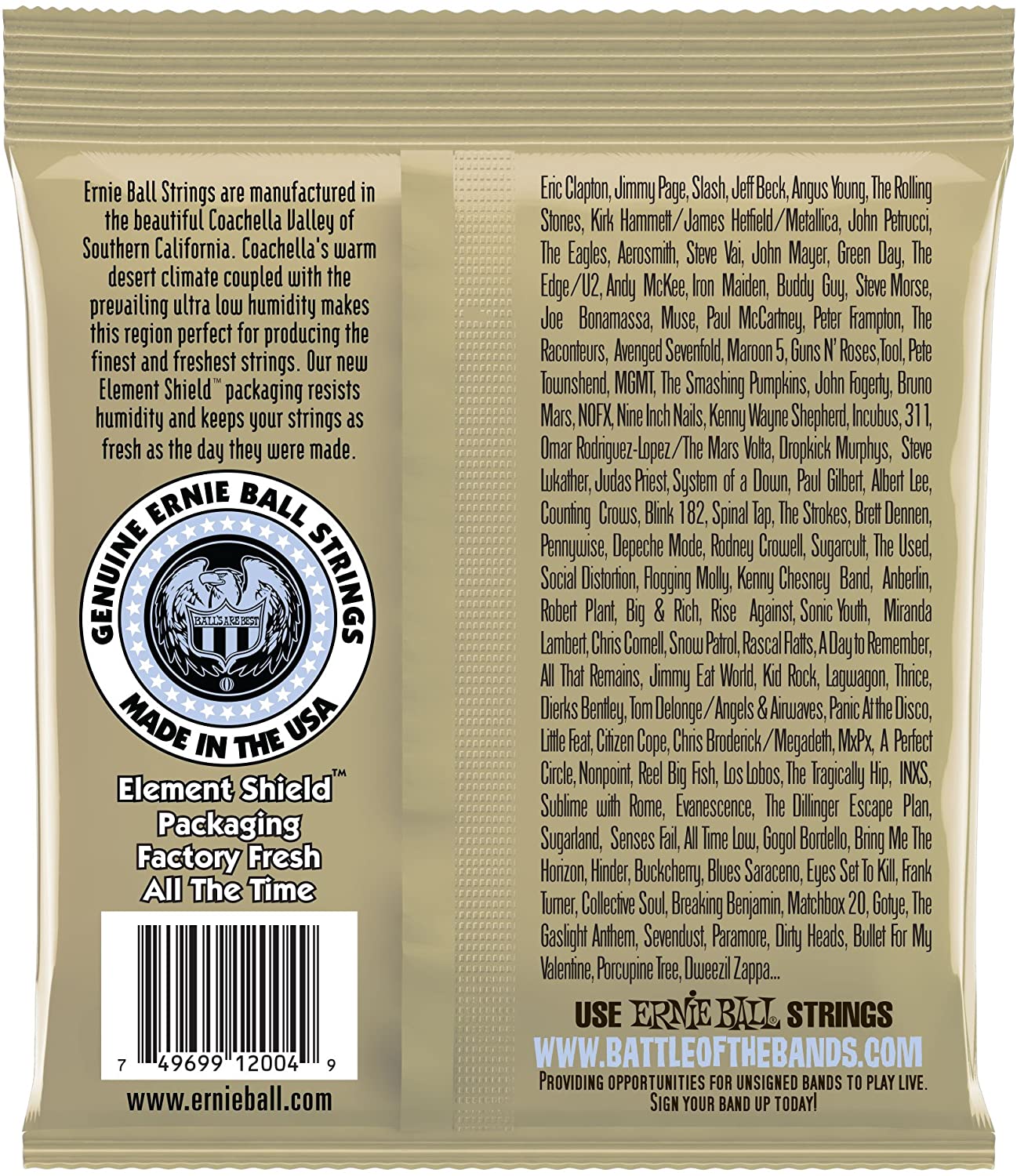 Ernie Ball Earthwood Light 80/20 Bronze Acoustic Guitar Strings - 11-52 Gauge - Image 2