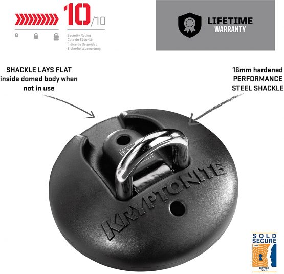 Kryptonite Stronghold Anchor Bicycle Lock - Image 2