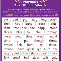 Fridgemagic Magnetic First Phonic Words