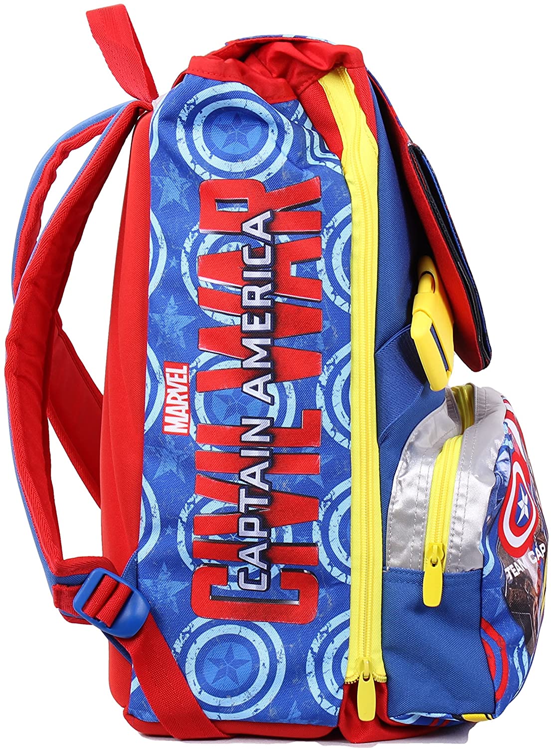 Captain America Civil War Backpack - 28 litres, Polyester, Multicolor, Multi-coloured, 41 - Image 3