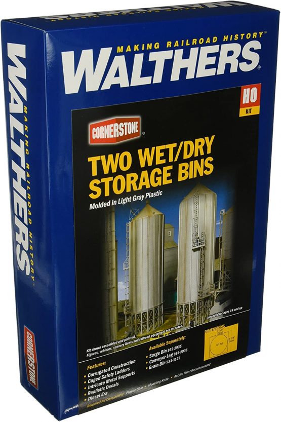 Walthers Corn Trims 933 2937 2 Dry Tank