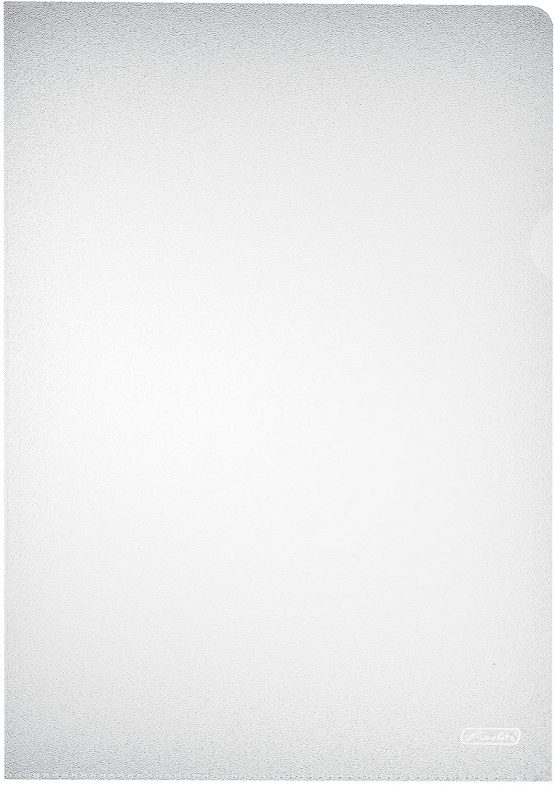 Herlitz A4 Cut Flush Folder - Transparent (100 Sheets)