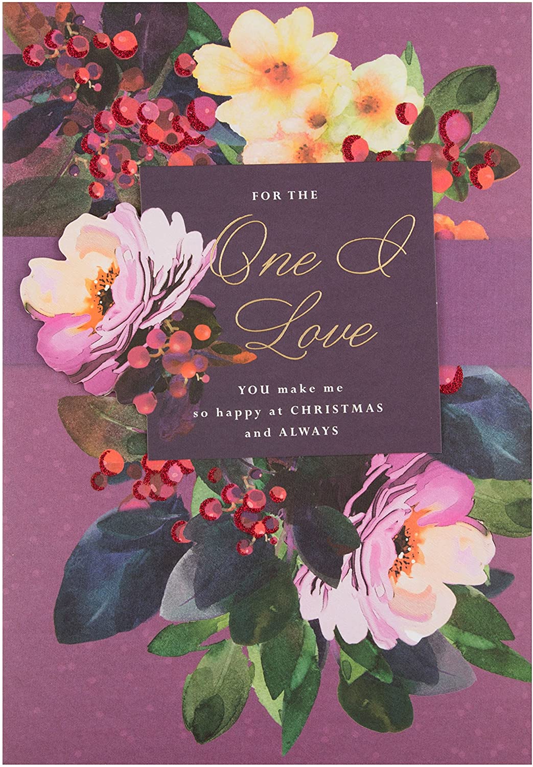 Hallmark Medium One I Love "So Happy" Christmas Card