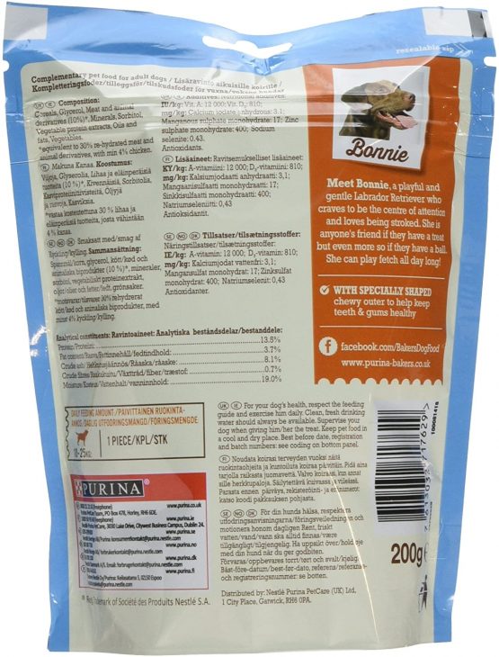 Bakers Dental Delicious Medium Dog Chews Chicken 200g - Case of 6 (1.2kg) - Image 3