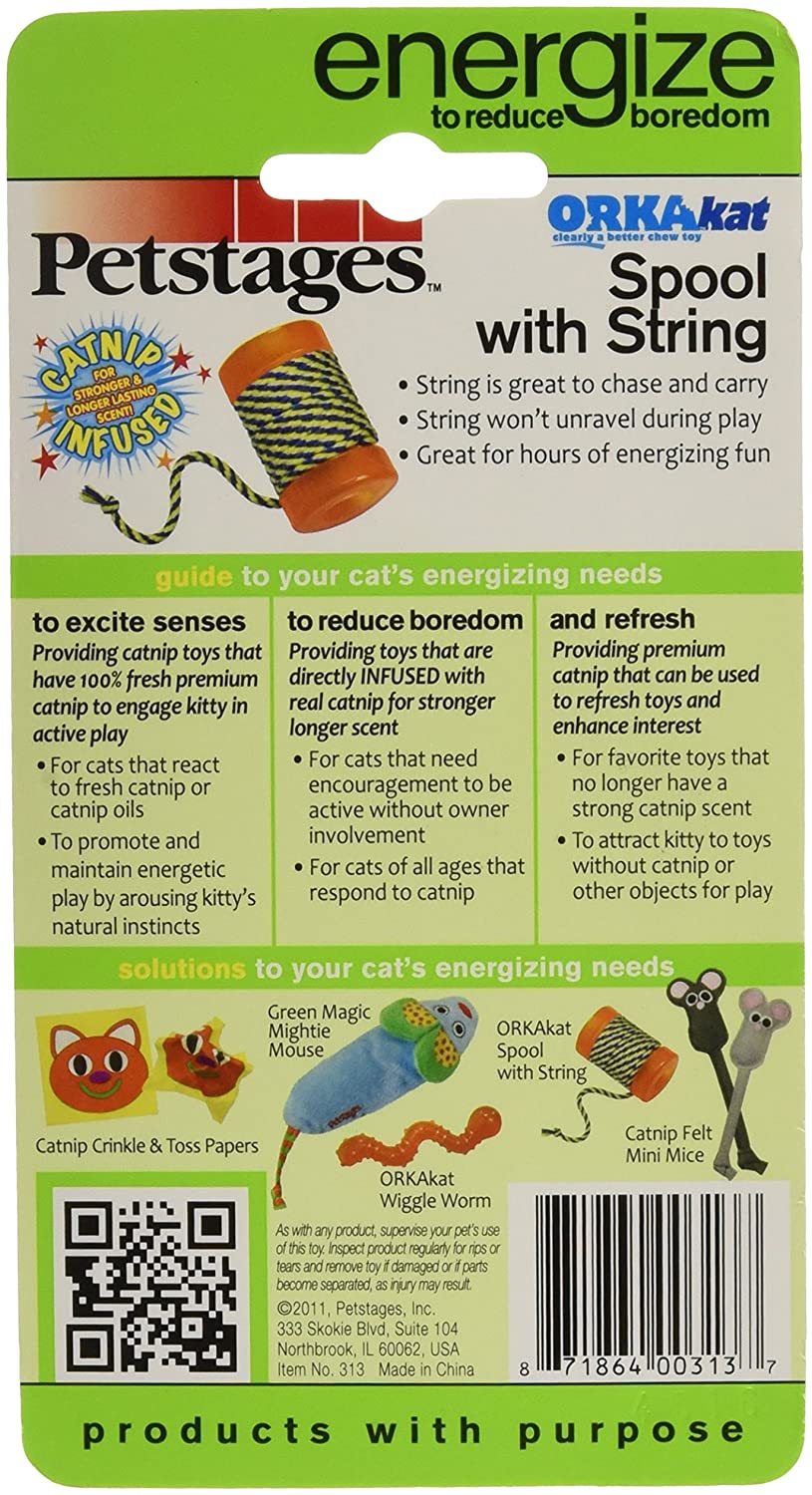 Catstages OrkaKat Catnip Spool Cat Toy, One-Size - Image 3