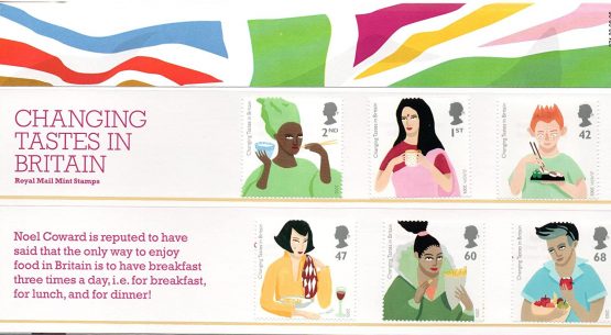 2005 Changing Tastes in Britain Presentation Pack Stamps No:374