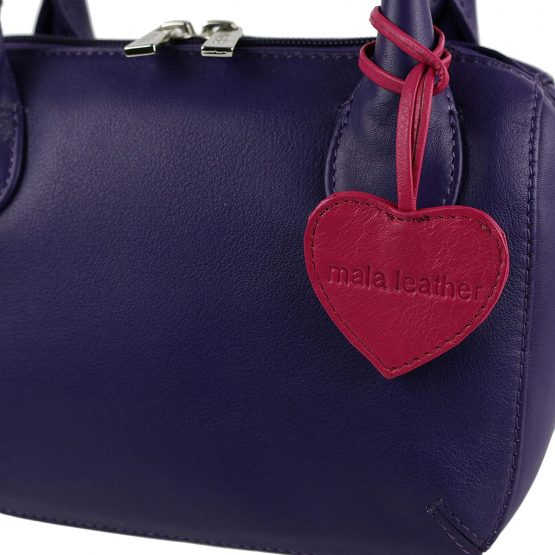 Mala Leather Ladies Anishka Collection Mini Grab Bag - Image 4