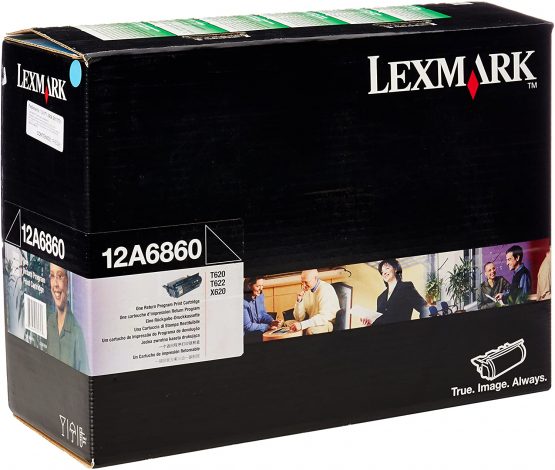 Black Laser Toner Cartridge Lexmark Optra T T620 T622 T620N T622N T622IN T620IN T620DN T622DN 12A6860 - Image 2