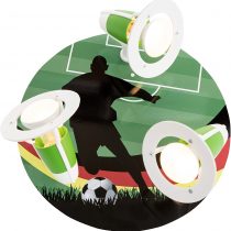 Elobra Ceiling Light Football World Cup Footballer, Wood, Green, A + +